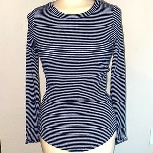 Stripped Honey Punch Long Sleeve Top Size S